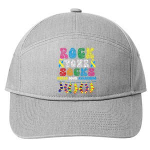 World Down Syndrome Day, Rock Your Socks Awareness 7-Panel Snapback Hat