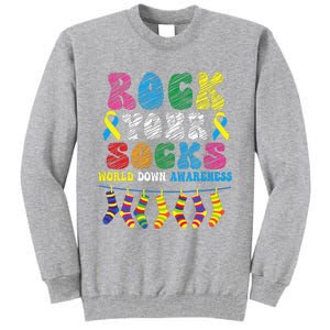 World Down Syndrome Day, Rock Your Socks Awareness Tall Sweatshirt