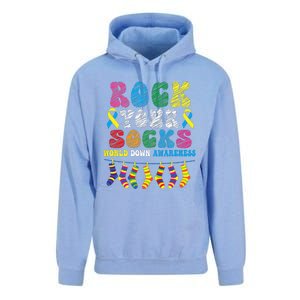 World Down Syndrome Day, Rock Your Socks Awareness Unisex Surf Hoodie