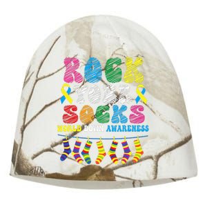 World Down Syndrome Day, Rock Your Socks Awareness Kati - Camo Knit Beanie