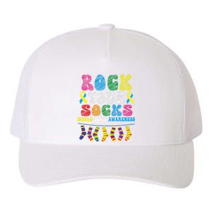 World Down Syndrome Day, Rock Your Socks Awareness Yupoong Adult 5-Panel Trucker Hat