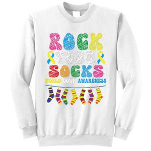 World Down Syndrome Day, Rock Your Socks Awareness Sweatshirt