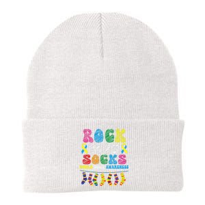 World Down Syndrome Day, Rock Your Socks Awareness Knit Cap Winter Beanie