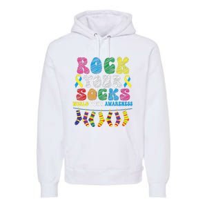 World Down Syndrome Day, Rock Your Socks Awareness Premium Hoodie