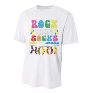 World Down Syndrome Day, Rock Your Socks Awareness Performance Sprint T-Shirt