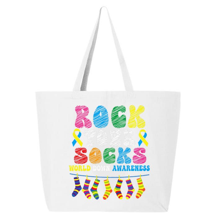 World Down Syndrome Day, Rock Your Socks Awareness 25L Jumbo Tote