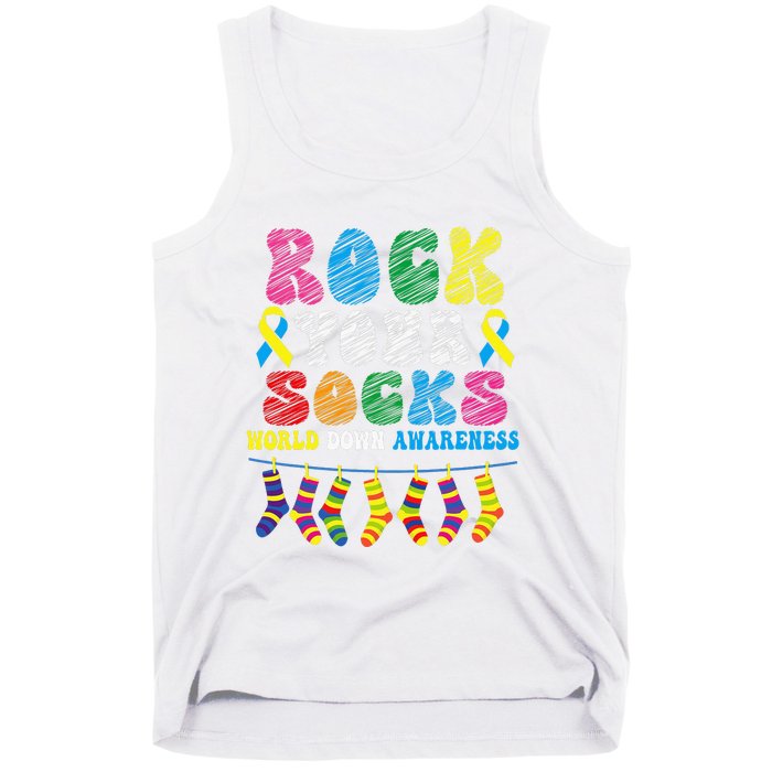 World Down Syndrome Day, Rock Your Socks Awareness Tank Top