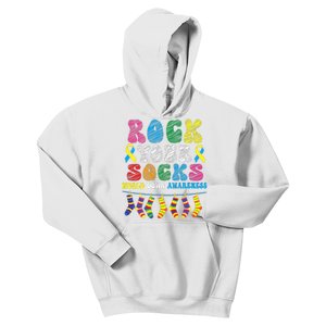 World Down Syndrome Day, Rock Your Socks Awareness Kids Hoodie