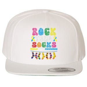 World Down Syndrome Day, Rock Your Socks Awareness Wool Snapback Cap