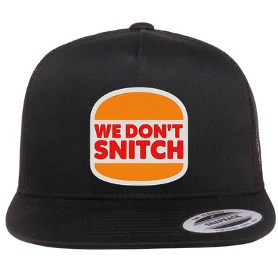 We Don’T Snitch Logo T – Bold Statement Flatbill Hat