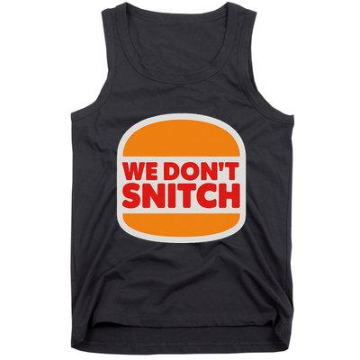 We Don’T Snitch Logo T – Bold Statement Tank Top