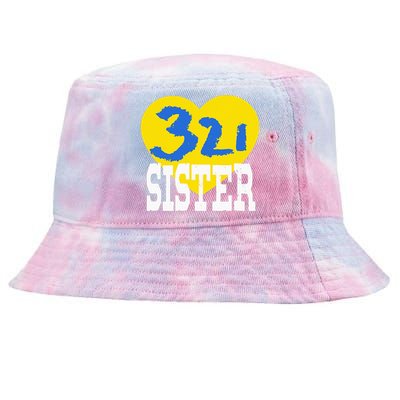 World Down Syndrome Day Trisomy 21 SiSTER Support Tie-Dyed Bucket Hat