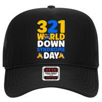 World Down Syndrome Day Awareness March 21 High Crown Mesh Back Trucker Hat