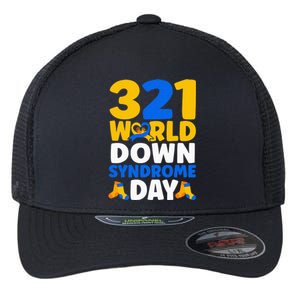 World Down Syndrome Day Awareness March 21 Flexfit Unipanel Trucker Cap