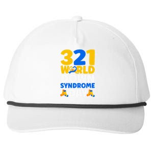 World Down Syndrome Day Awareness March 21 Snapback Five-Panel Rope Hat