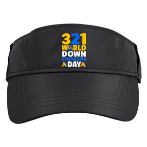 World Down Syndrome Day Awareness March 21 Adult Drive Performance Visor