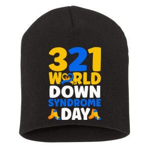 World Down Syndrome Day Awareness March 21 Short Acrylic Beanie