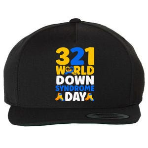 World Down Syndrome Day Awareness March 21 Wool Snapback Cap