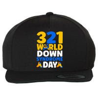 World Down Syndrome Day Awareness March 21 Wool Snapback Cap