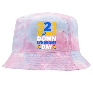 World Down Syndrome Day Awareness March 21 Tie-Dyed Bucket Hat