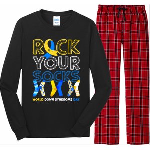 World Down Syndrome Day Rock Your Socks Groovy Long Sleeve Pajama Set