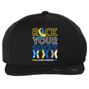 World Down Syndrome Day Rock Your Socks Groovy Wool Snapback Cap