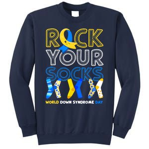 World Down Syndrome Day Rock Your Socks Groovy Sweatshirt