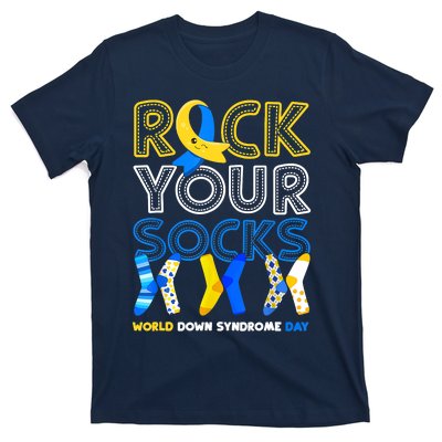 World Down Syndrome Day Rock Your Socks Groovy T-Shirt