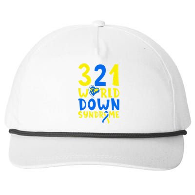 World Down Syndrome Day Awareness March 21 Snapback Five-Panel Rope Hat