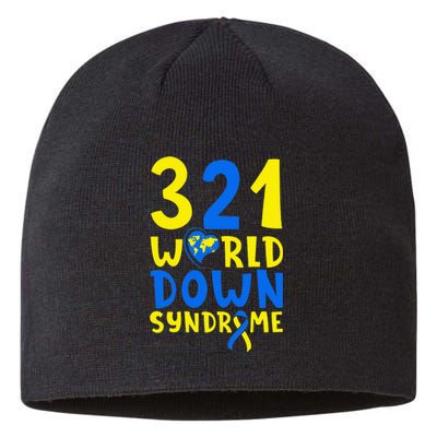 World Down Syndrome Day Awareness March 21 Sustainable Beanie