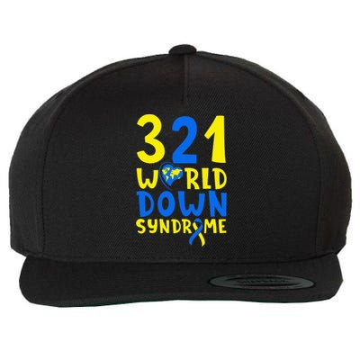 World Down Syndrome Day Awareness March 21 Wool Snapback Cap