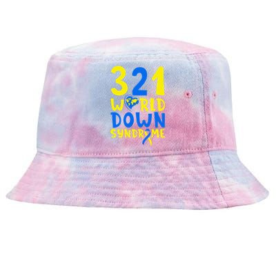 World Down Syndrome Day Awareness March 21 Tie-Dyed Bucket Hat