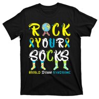 World Down Syndrome Day Rock Your Socks Awareness T-Shirt