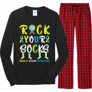 World Down Syndrome Day Rock Your Socks Awareness Long Sleeve Pajama Set