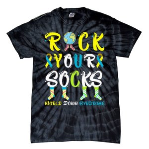 World Down Syndrome Day Rock Your Socks Awareness Tie-Dye T-Shirt