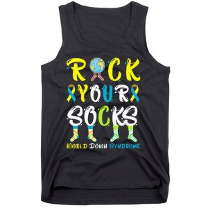 World Down Syndrome Day Rock Your Socks Awareness Tank Top