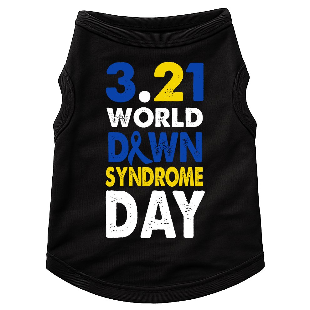 World Down Syndrome March 21st Awareness Doggie Tank