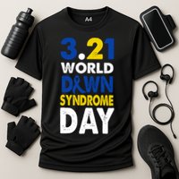 World Down Syndrome March 21st Awareness Cooling Performance Crew T-Shirt