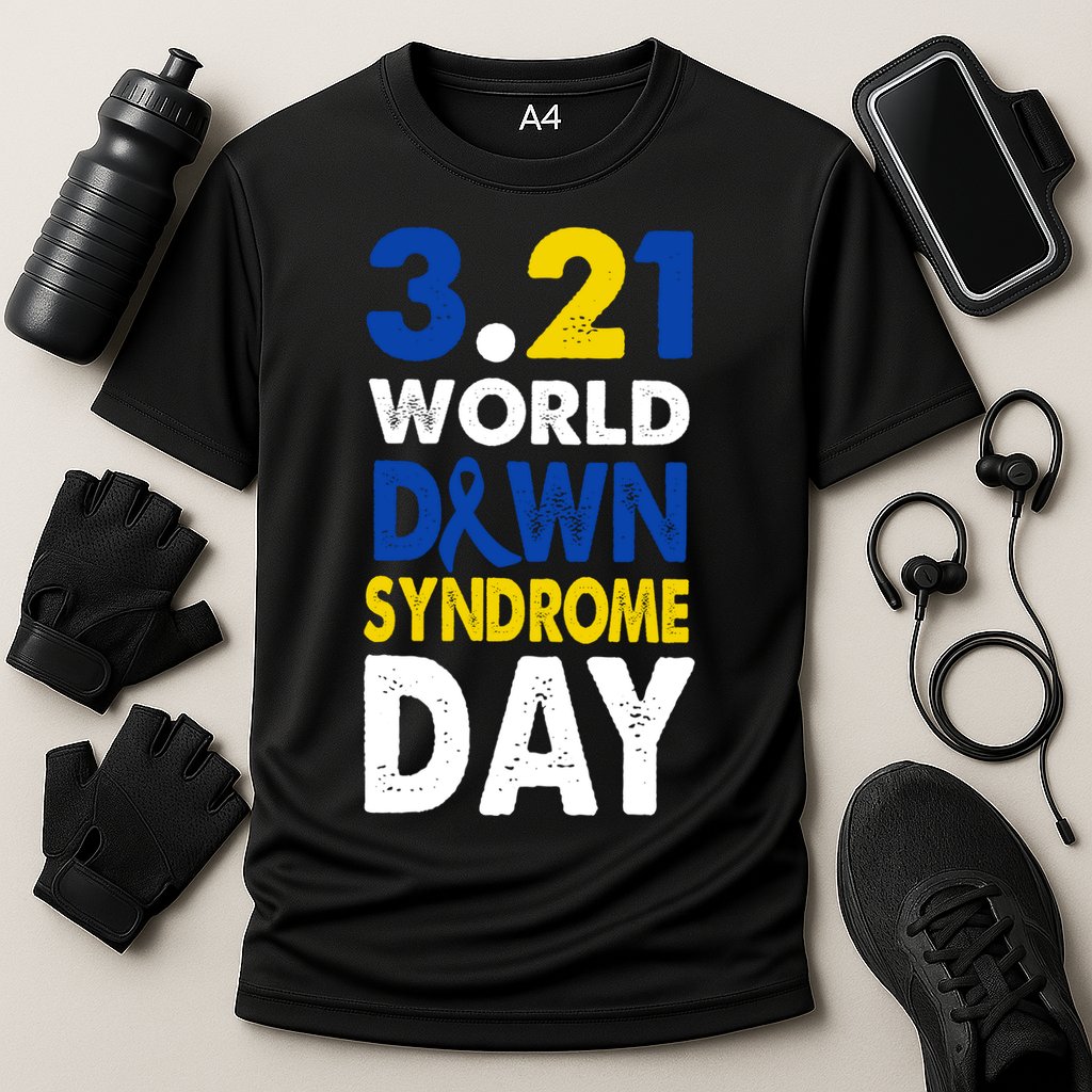 World Down Syndrome March 21st Awareness Cooling Performance Crew T-Shirt