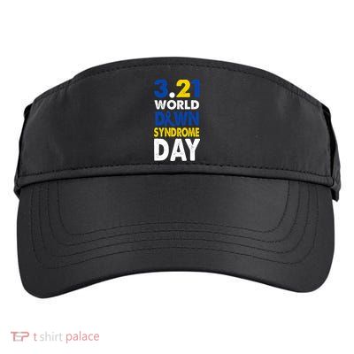World Down Syndrome March 21st Awareness Adult Drive Performance Visor