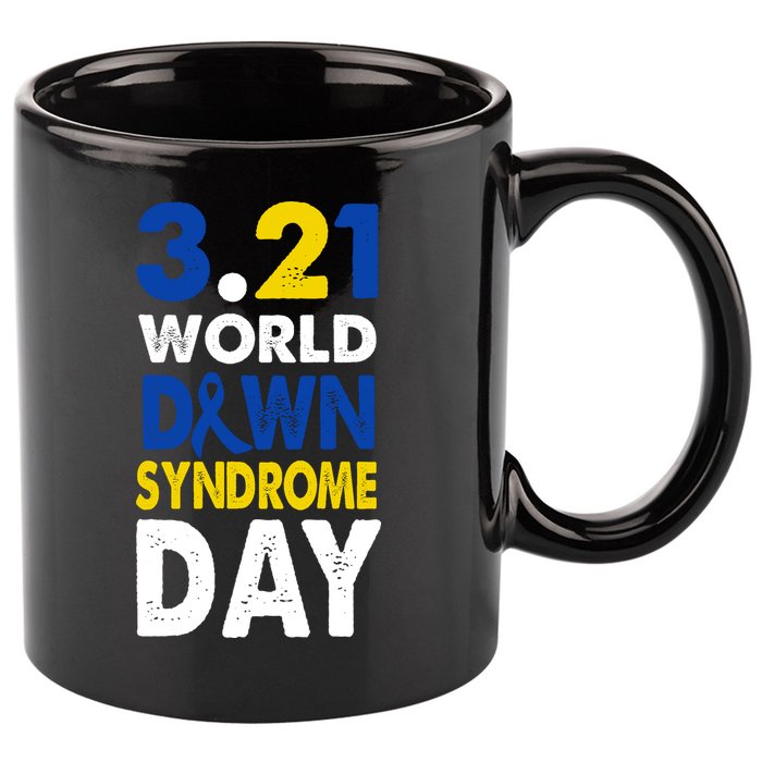 World Down Syndrome March 21st Awareness 11oz C Handle Ceramic Mug