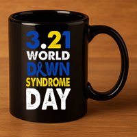 World Down Syndrome March 21st Awareness 11oz C Handle Ceramic Mug