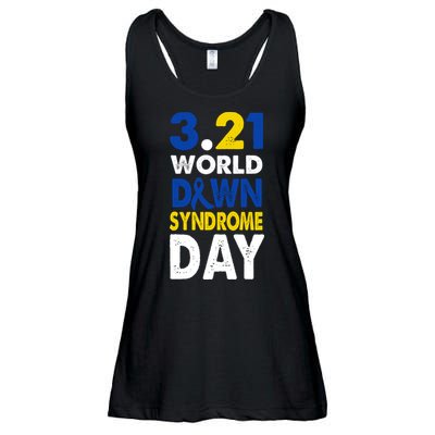 World Down Syndrome March 21st Awareness Ladies Essential Flowy Tank