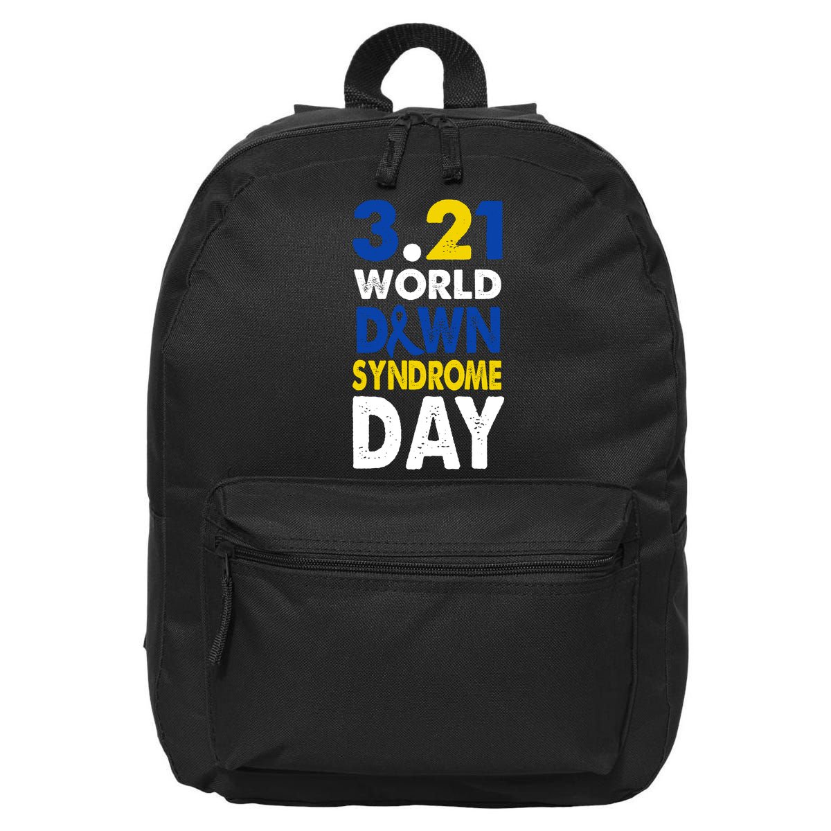 World Down Syndrome March 21st Awareness 16 in Basic Backpack