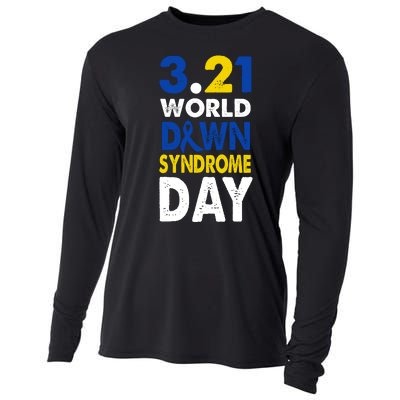 World Down Syndrome March 21st Awareness Cooling Performance Long Sleeve Crew