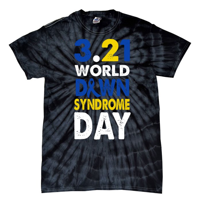 World Down Syndrome March 21st Awareness Tie-Dye T-Shirt