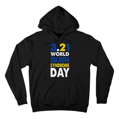 World Down Syndrome March 21st Awareness Tall Hoodie