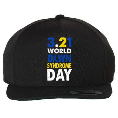 World Down Syndrome March 21st Awareness Wool Snapback Cap