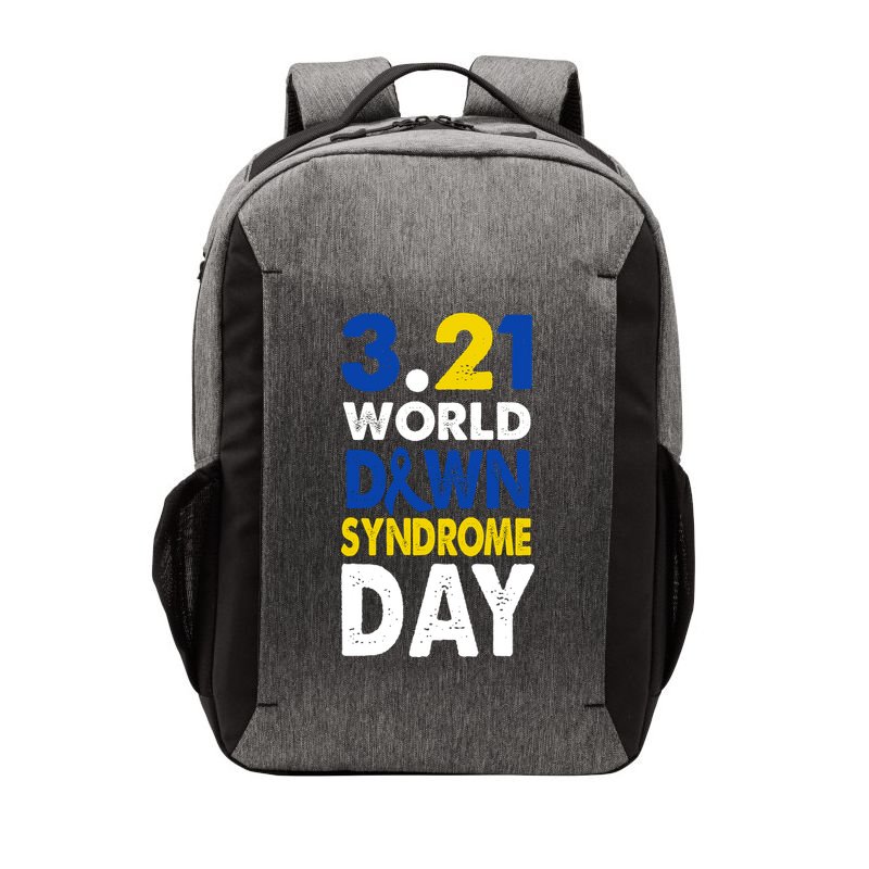 World Down Syndrome March 21st Awareness Vector Backpack