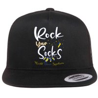 World Down Syndrome Day Rock Your Socks Awareness Flat Bill Trucker Hat